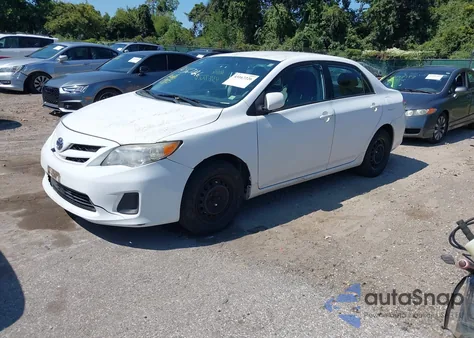 2011 Toyota Corolla Le from USA, damaged, VIN 2T1BU4EE3BC714271